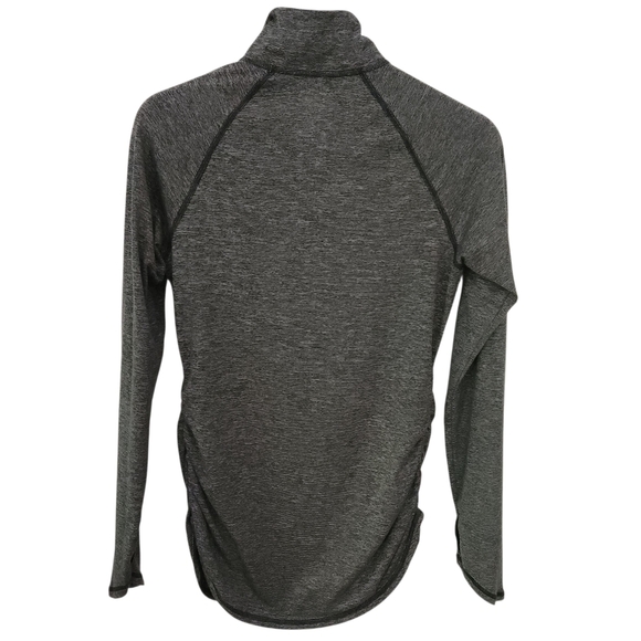 THE NORTH FACE Motivation Stripe ½ Zip Pullover Top heathered gray - Women's - Picture 8 of 13